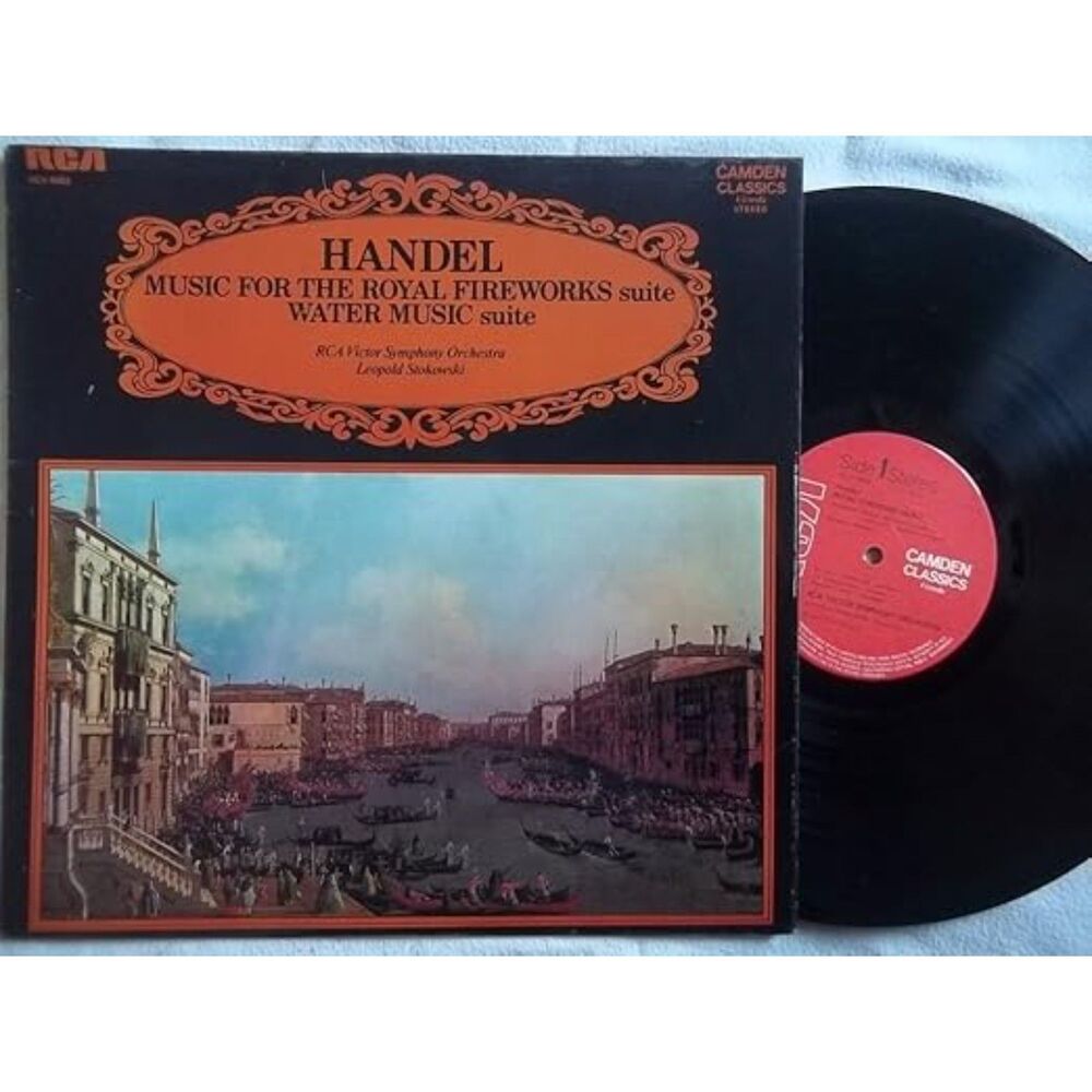 CCV 5002 Handel Fireworks & Water Music RCA Victor SO Leopold Stokowski LP